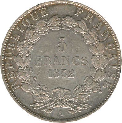 5 франков 1852 года